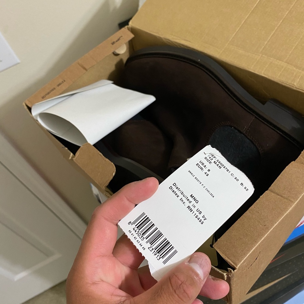 Mango Man Chelsea ankle boot